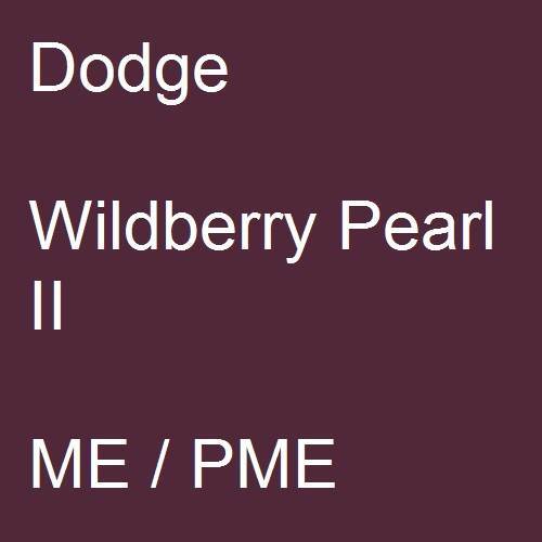 Dodge, Wildberry Pearl II, ME / PME.